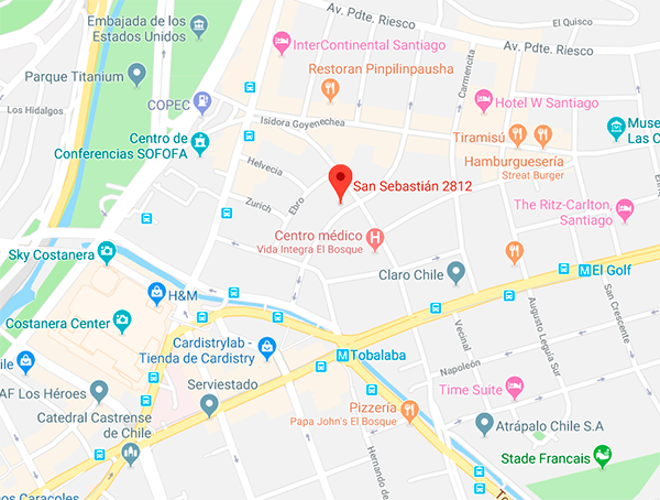 Mapa de ubicación de nuestras oficinas